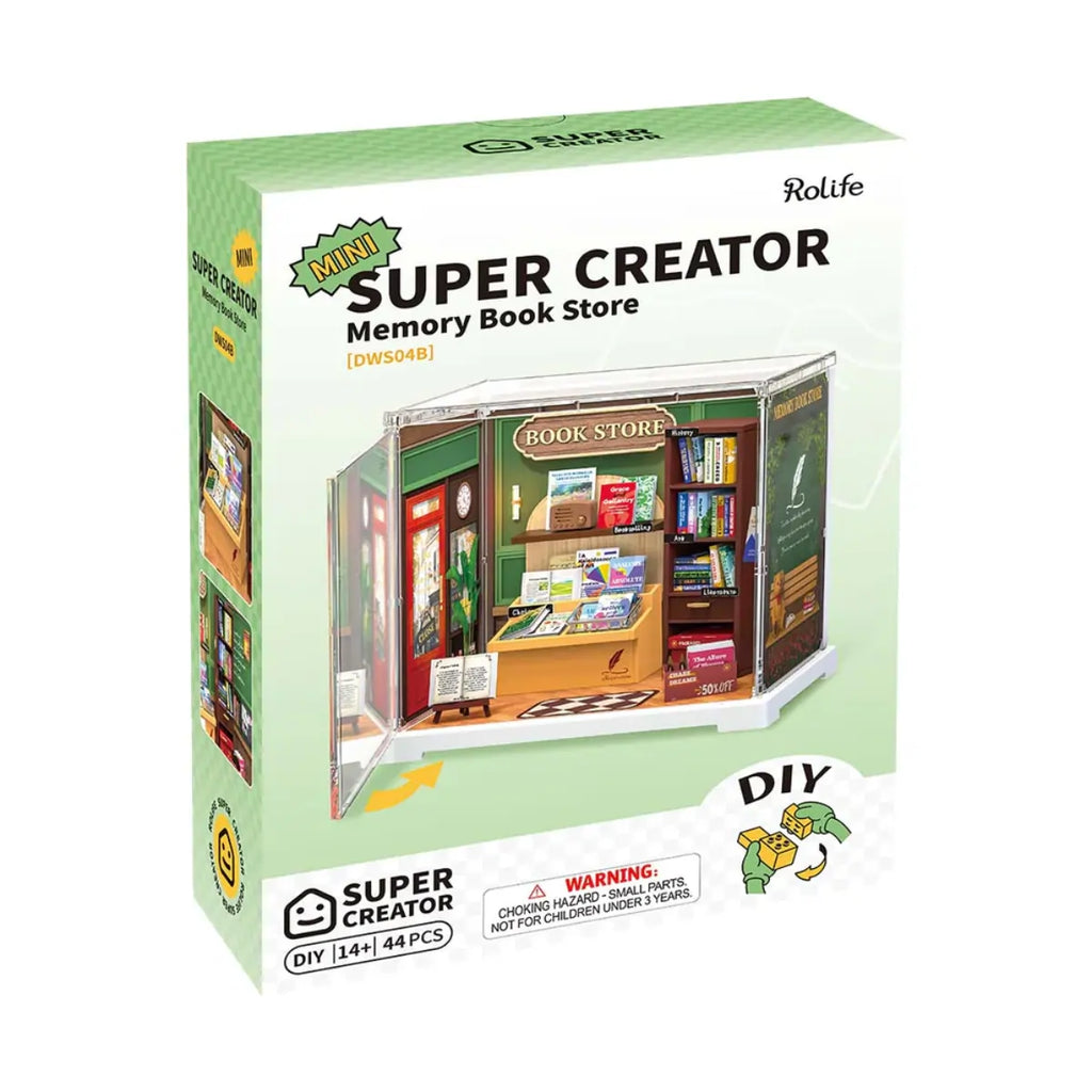Memory Book Store DIY Miniature House Kit