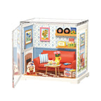 Country Blue Lounge DIY Miniature House Kit