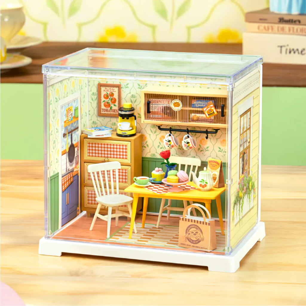 Floral Dining Room DIY Miniature House Kit