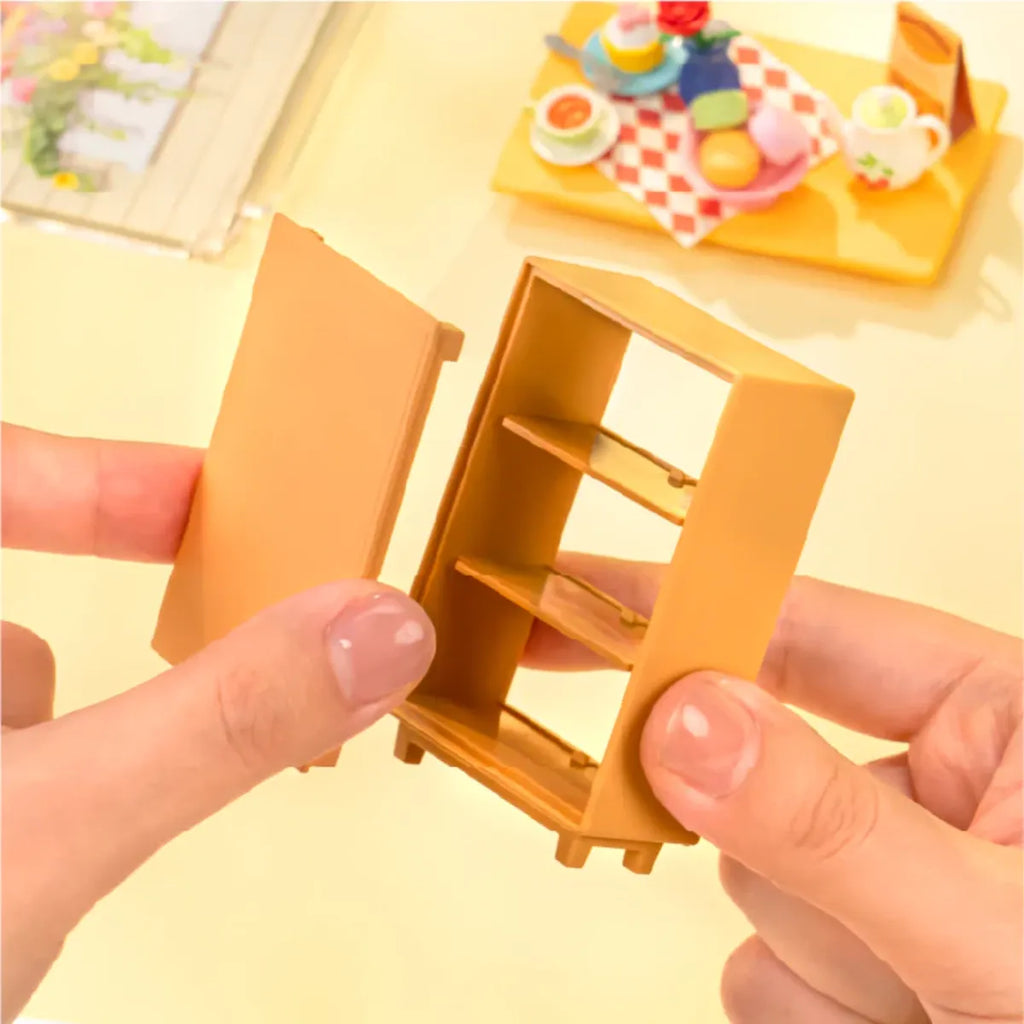 Floral Dining Room DIY Miniature House Kit