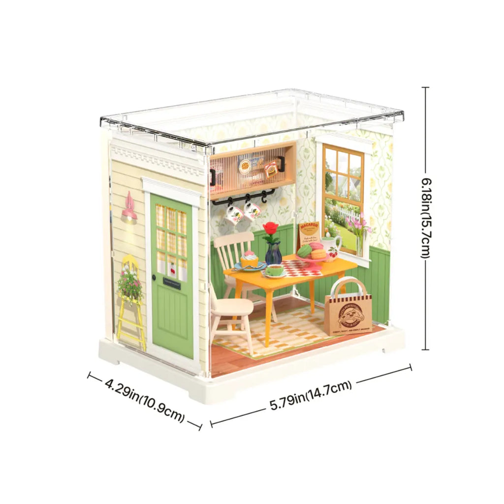 Floral Dining Room DIY Miniature House Kit