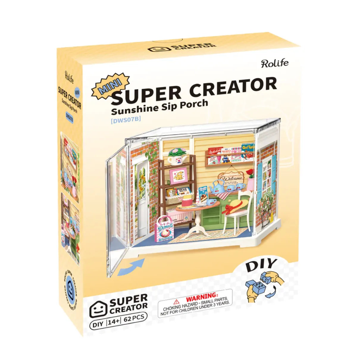 Sunshine Sip Porch DIY Miniature House Kit