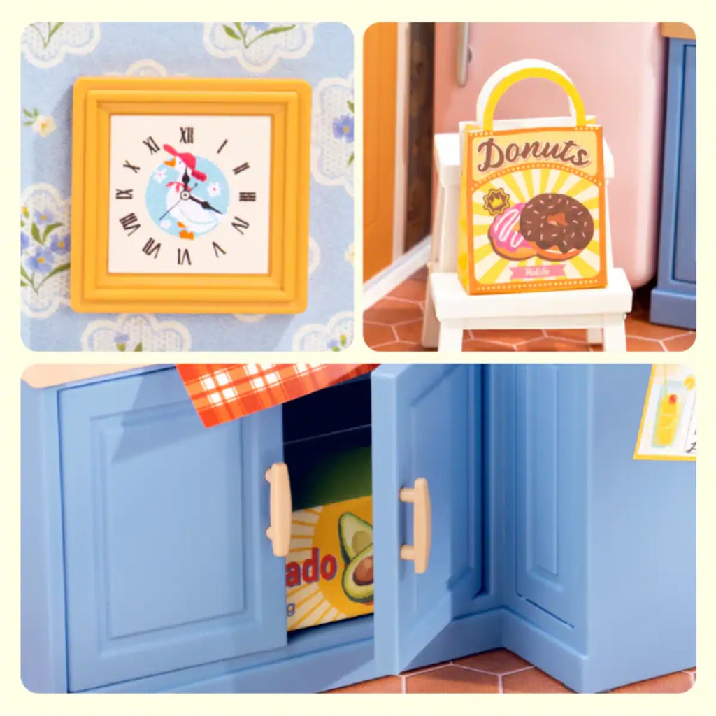 Homely Baking Kitchen DIY Miniature House Kit