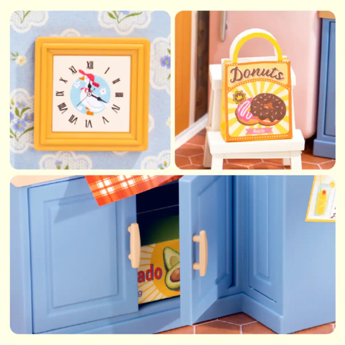 Homely Baking Kitchen DIY Miniature House Kit