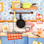 Homely Baking Kitchen DIY Miniature House Kit