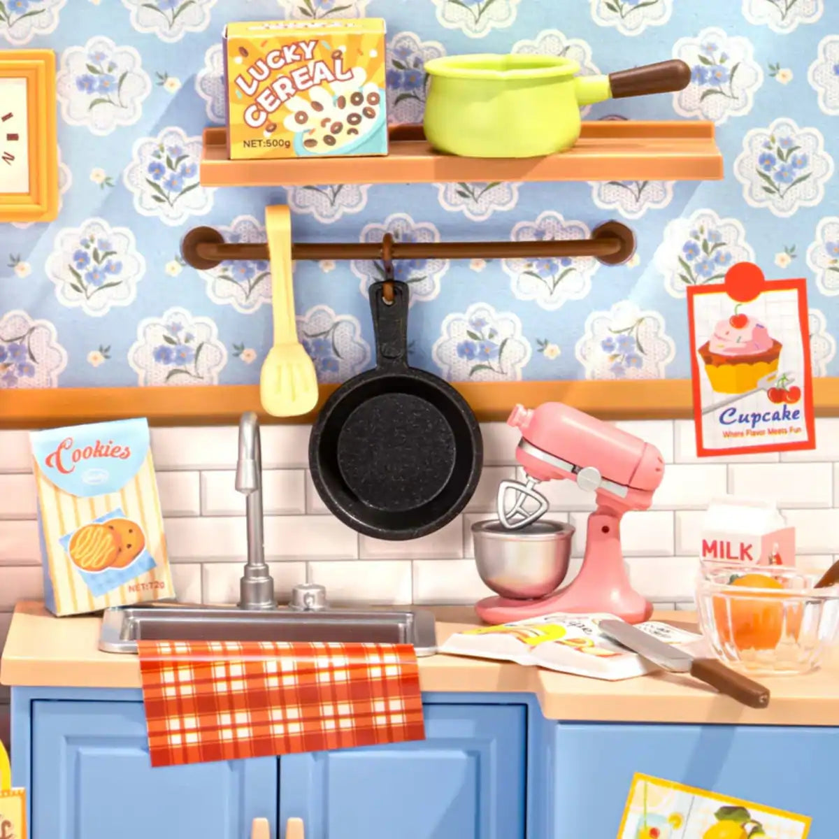 Homely Baking Kitchen DIY Miniature House Kit