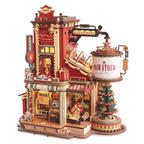 Dream Gift Factory Mechanical Music Box 3D Wooden Puzzle