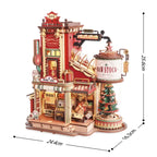 Dream Gift Factory Mechanical Music Box 3D Wooden Puzzle