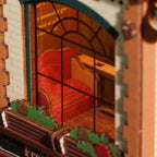 Dream Coffee Factory Mechanical Music Box 3D Wooden Puzzle