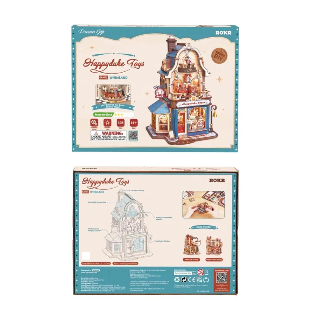 Happyduke Toys 3D Wooden Puzzle