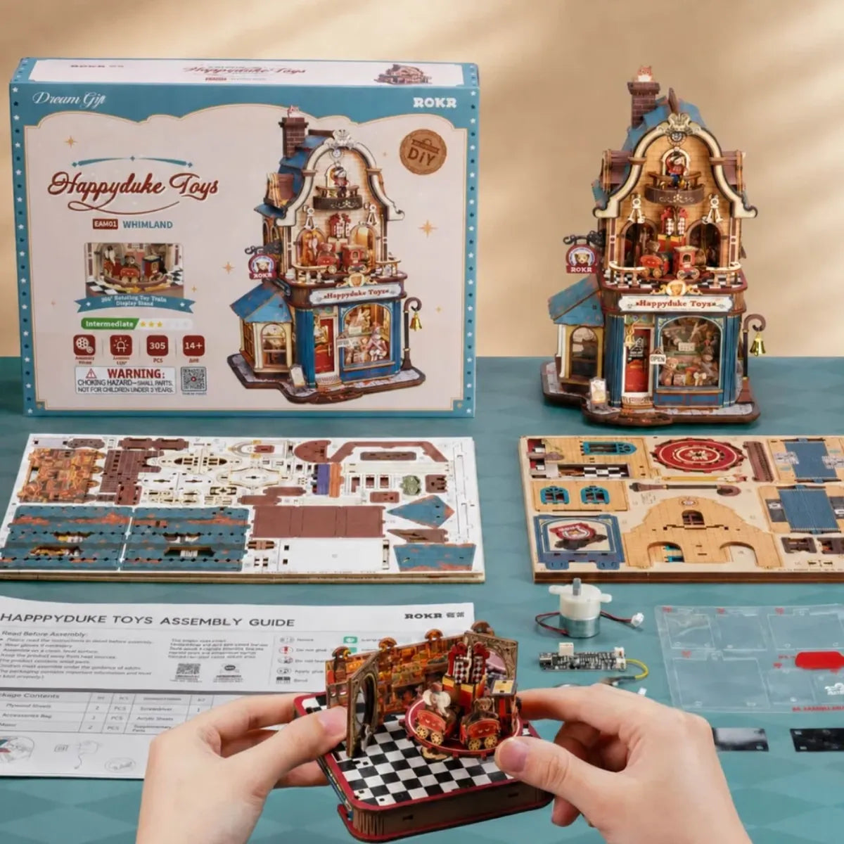 Happyduke Toys 3D Wooden Puzzle