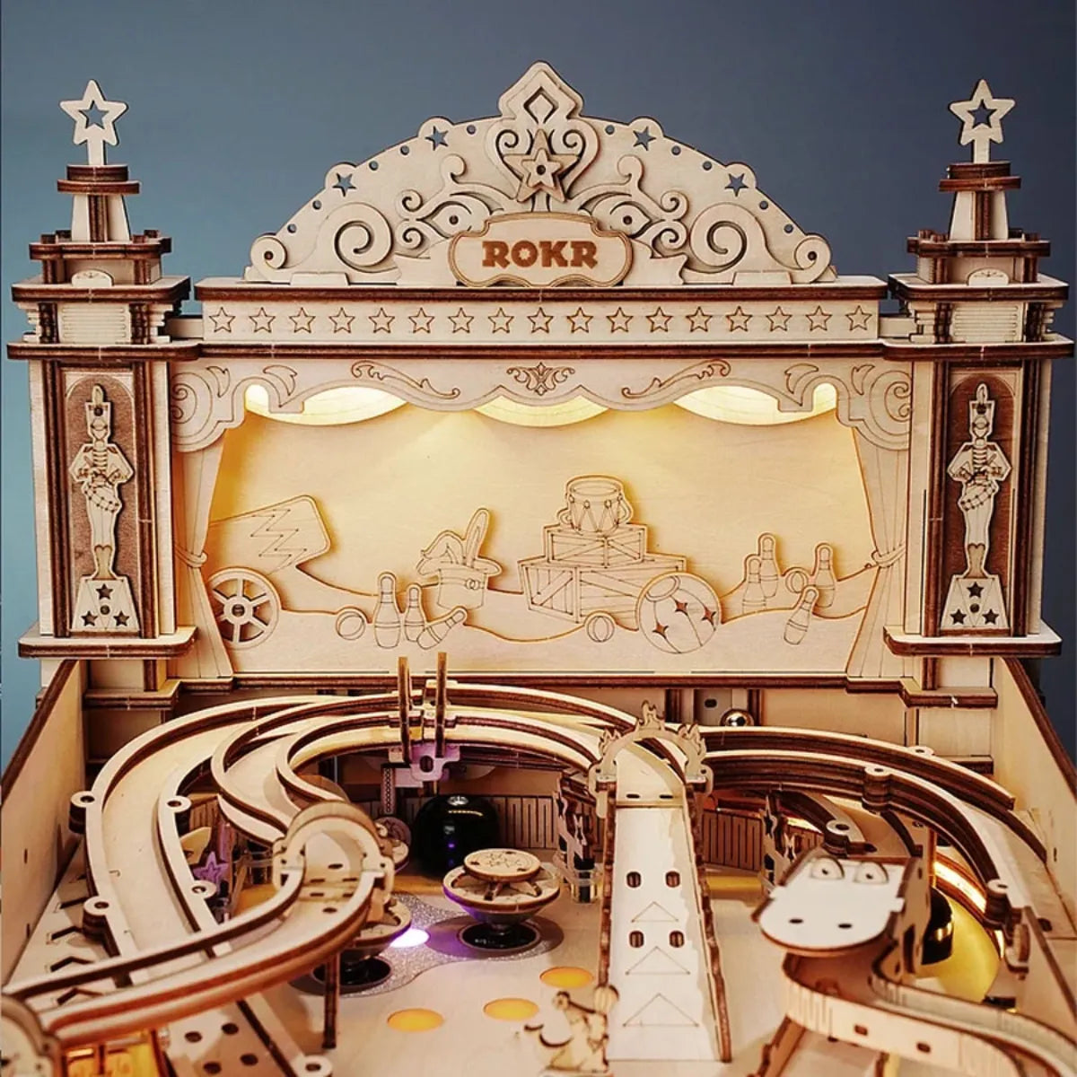 3D Pinball Mechanical 3D Wooden Puzzle