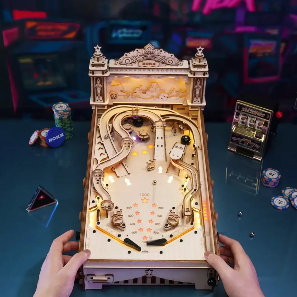 3D Pinball Mechanical 3D Wooden Puzzle