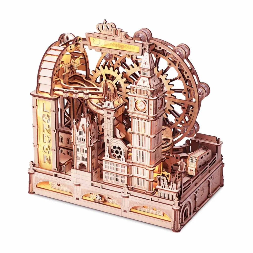 Marble Travel - London Marble Run 3D Wooden Puzzle