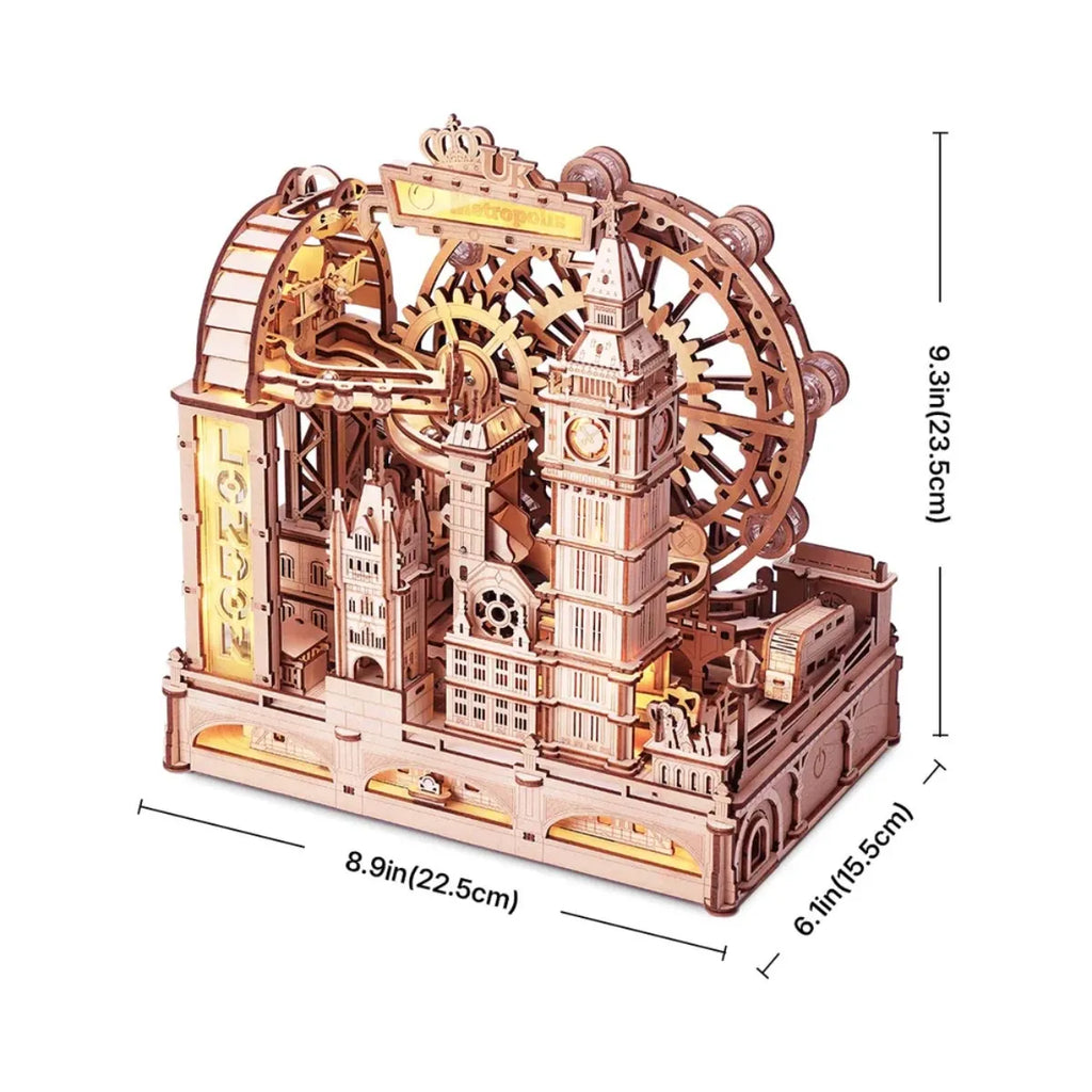 Marble Travel - London Marble Run 3D Wooden Puzzle