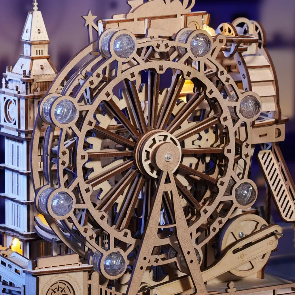 Marble Travel - London Marble Run 3D Wooden Puzzle