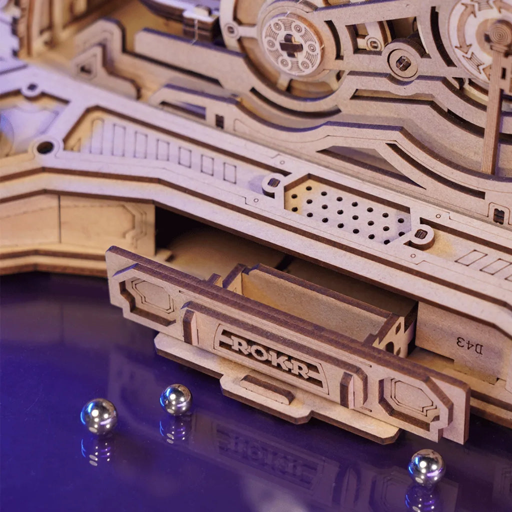 Gear Ball Challenge Mechanical 3D Wooden Puzzle