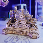 Gear Ball Challenge Mechanical 3D Wooden Puzzle