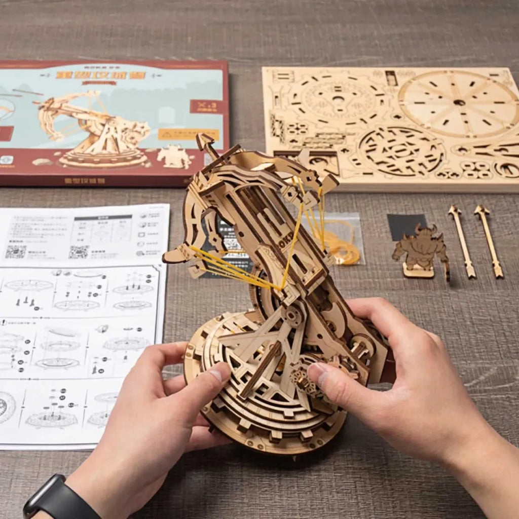 Siege Heavy Ballista Mechanical 3D Wooden Puzzle