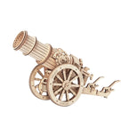 Wheeled Siege Artillery Mechanical 3D Wooden Puzzle