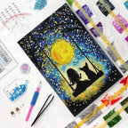 Dreams Beneath the Moon 5D Diamond Painting, 20×30 cm