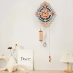 Romantic Note Wall Clock Mechanical 3D Wooden Puzzle
