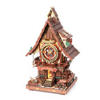 Cuckoo Clock (Colorful) Mechanical 3D Wooden Puzzle