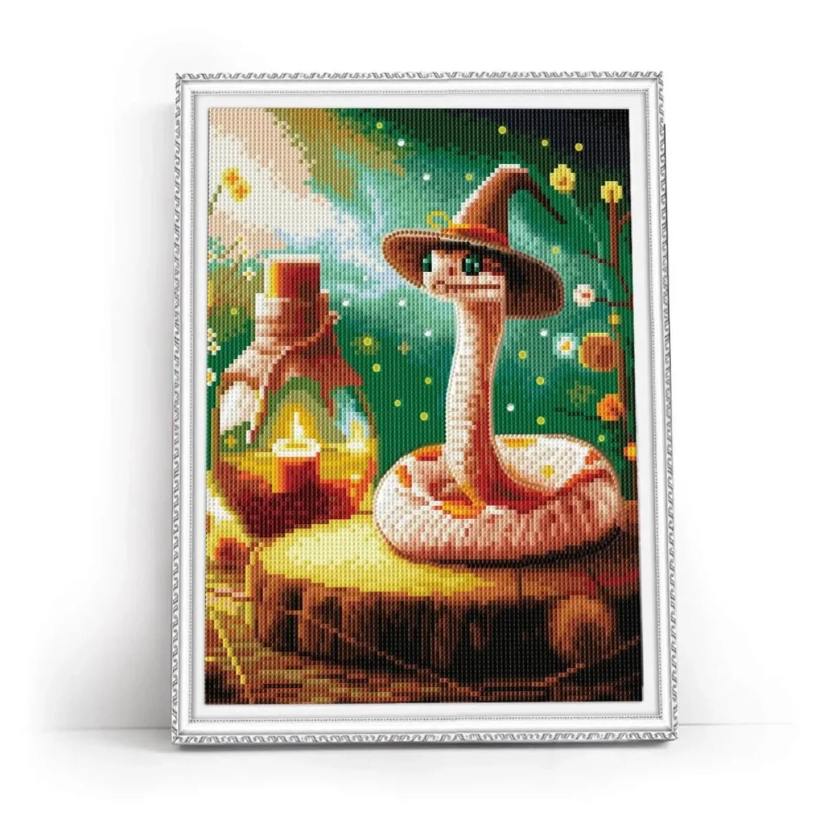 Snakey the Sorceress 5D Diamond Painting, 30×40 cm