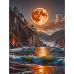 Moonlit Bay 5D Diamond Painting, 30×40 cm
