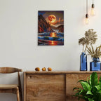 Moonlit Bay 5D Diamond Painting, 30×40 cm