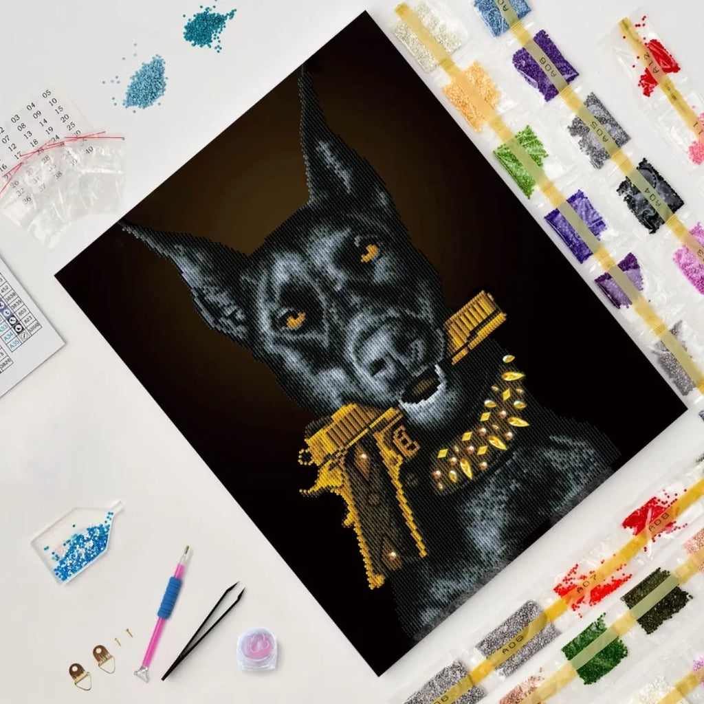 Guardian of Order 5D Diamond Painting, 40×50 cm