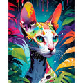 Tropical Sphynx 5D Diamond Painting, 40×50 cm