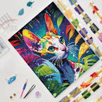 Tropical Sphynx 5D Diamond Painting, 40×50 cm