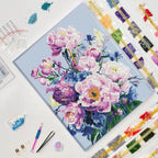 Peony Reverie 5D Diamond Painting, 40×50 cm