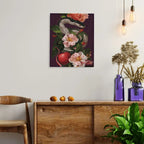 Serpent in Bloom 5D Diamond Painting, 40×50 cm