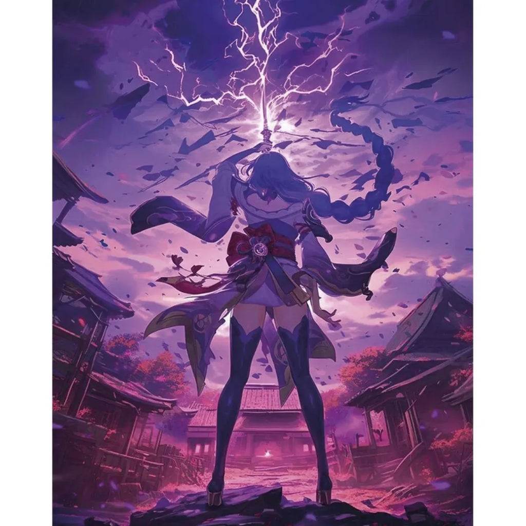Lightning Goddess 5D Diamond Painting, 40×50 cm