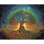 Cosmic Roots 5D Diamond Painting, 40×50 cm