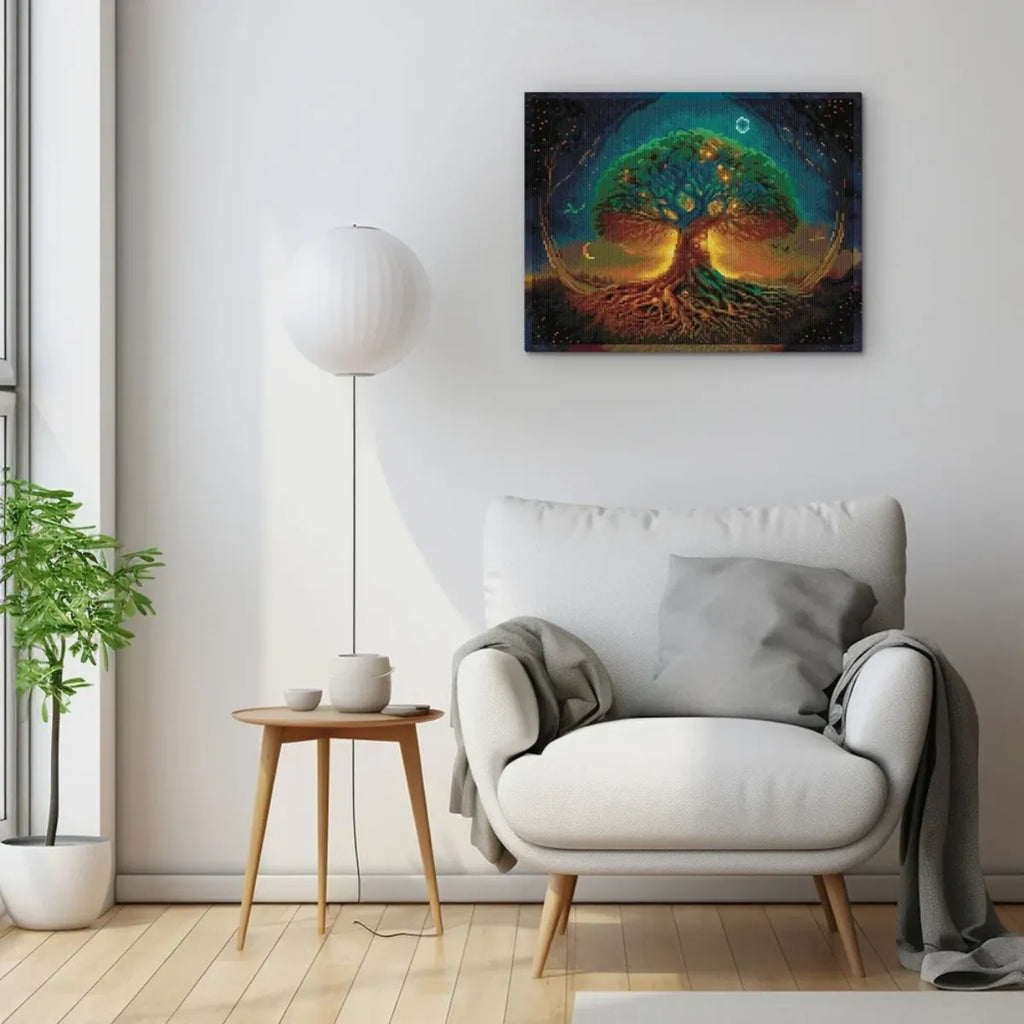 Cosmic Roots 5D Diamond Painting, 40×50 cm