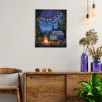 Firelight and Starlight 5D Diamond Painting, 40×50 cm