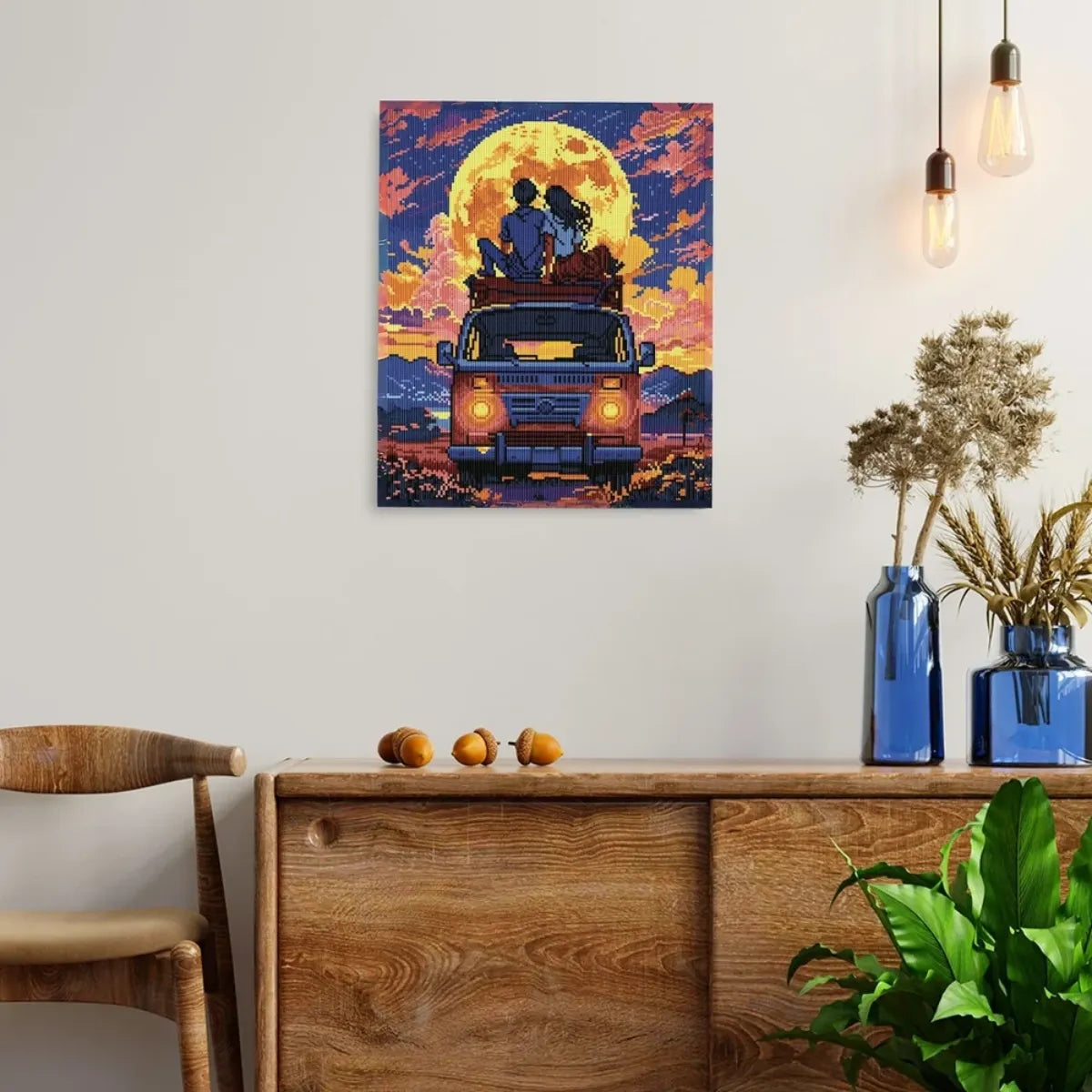 Under the Full Moon 5D Diamond Painting, 40×50 cm