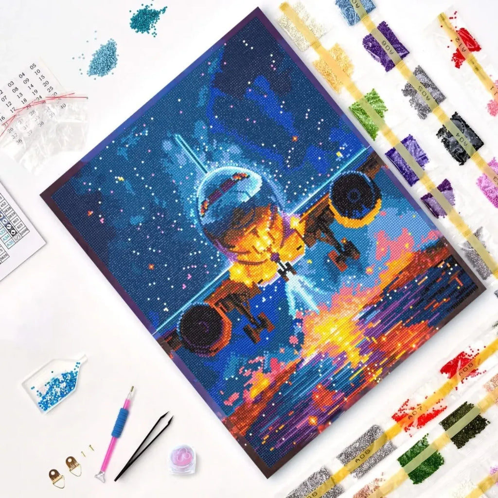 Skyward Flight 5D Diamond Painting, 40×50 cm