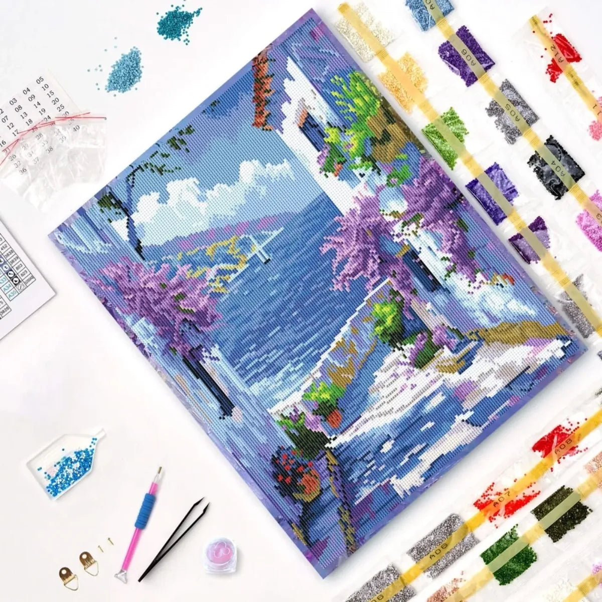 Mediterranean Dream 5D Diamond Painting, 40×50 cm