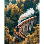 Autumn Express 5D Diamond Painting, 40×50 cm