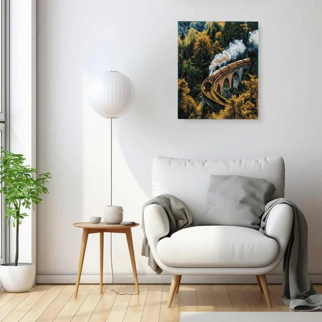 Autumn Express 5D Diamond Painting, 40×50 cm