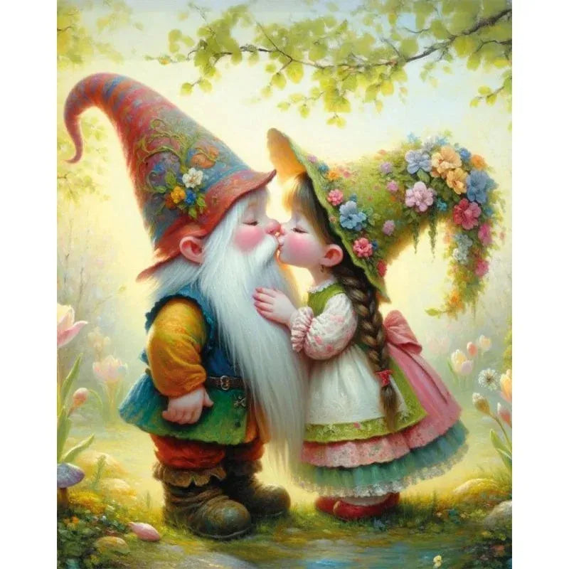 A Tale for Two Diamond Painting Kit 5D Full Drill Round 40x50cm