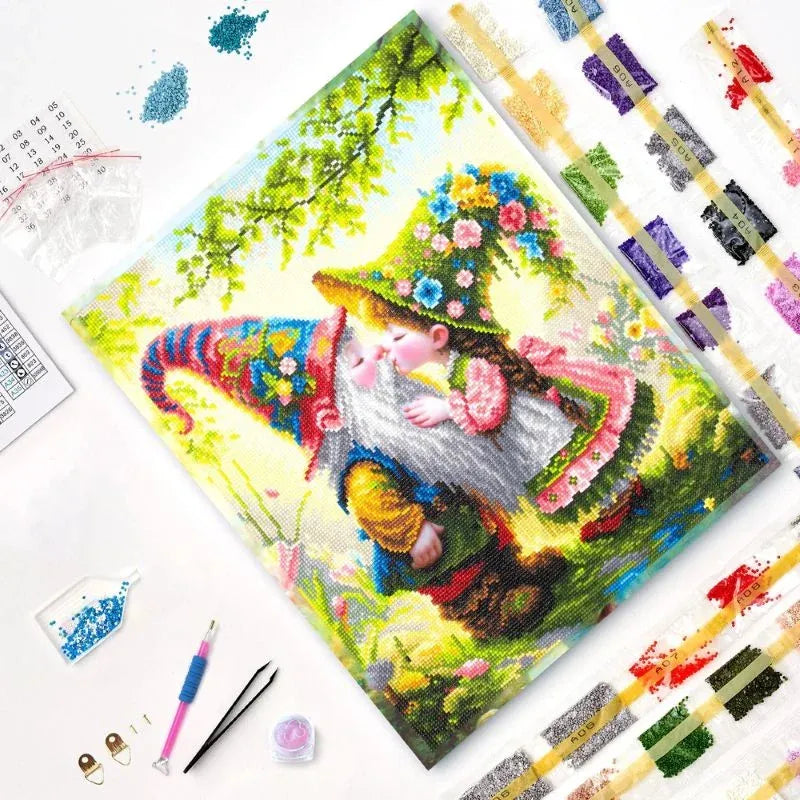 A Tale for Two Diamond Painting Kit 5D Full Drill Round 40x50cm