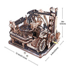 Marble Spaceport Marble Run 3D Wooden Puzzle