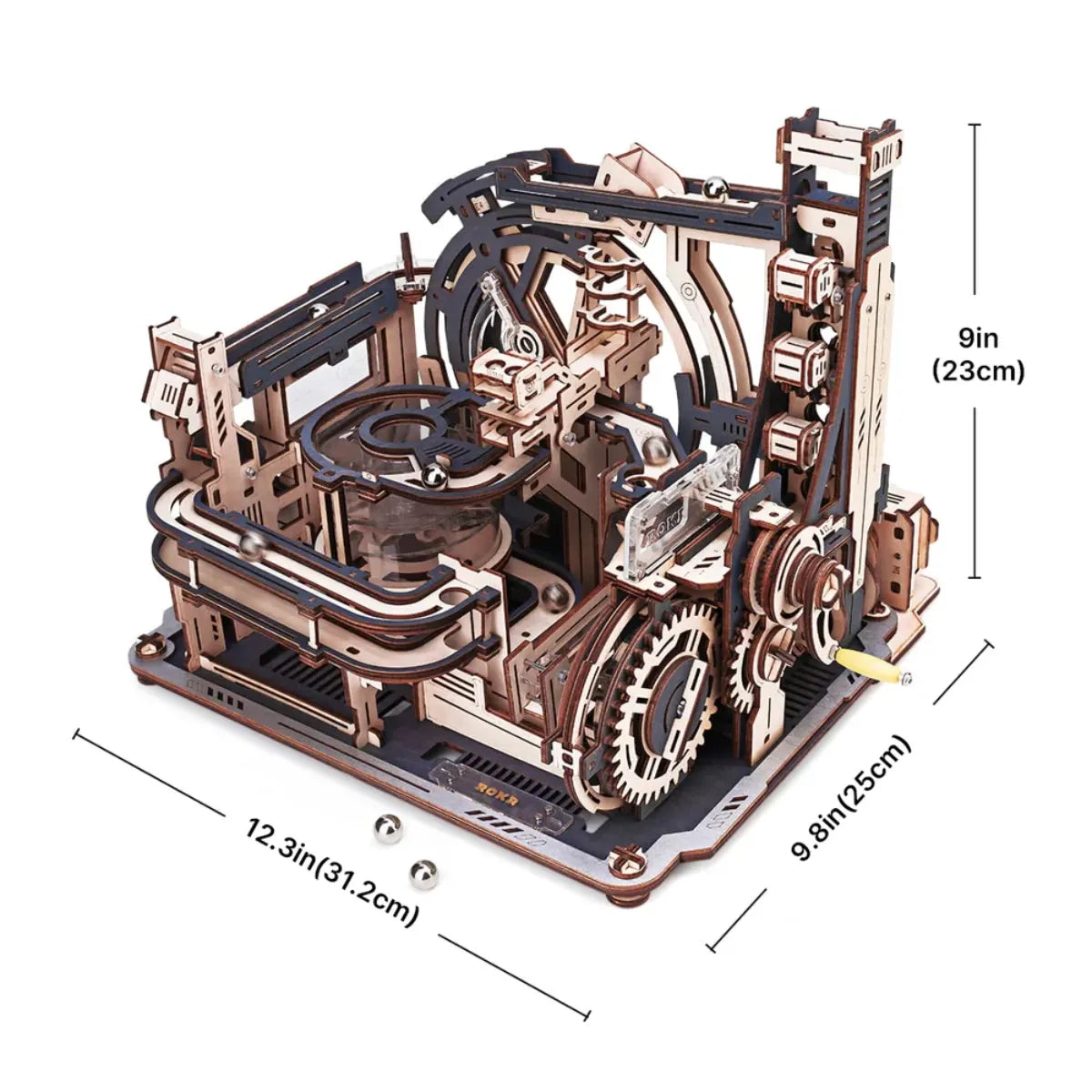 Marble Spaceport Marble Run 3D Wooden Puzzle