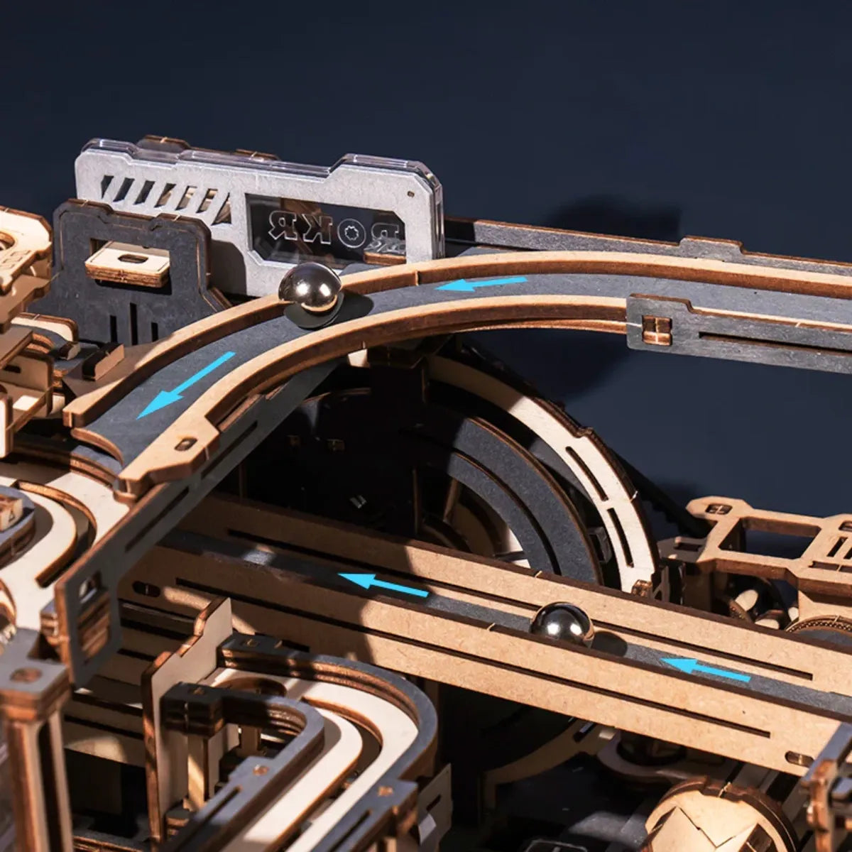Marble Spaceport Marble Run 3D Wooden Puzzle