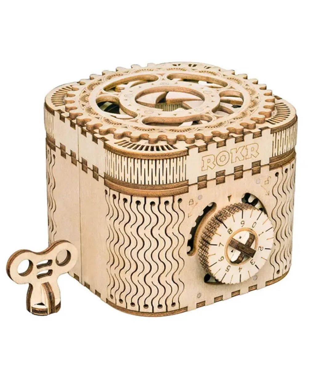 Treasure Box Mechanical 3D Wooden Puzzle